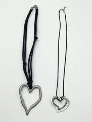 ハートチョーカー ネックレス 〇2本セット