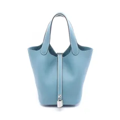 エルメス HERMES ハンドバッグ ピコタンロックPM ニューブルージーン レザー ピコタンロックPM ニューブルージーン レディース 未使用