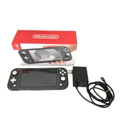 【ほぼ未使用/中古美品】 Nintendo SwitchLite 任天堂スイッチライト HDH-S-GAZAA Gray グレー  　KON