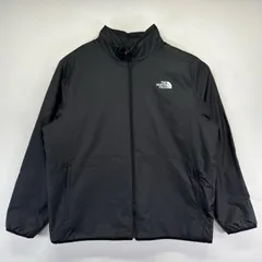 古着 ザ・ノースフェイス THE NORTH FACE ナイロンジャケット 中綿 ワンポイントロゴ フルジップ アウトドア マウンテンジャケット 2XL  ブラック メンズ