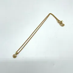 NINA RICCI ニナリッチ ロゴモチーフ ラインストーン ネックレス ペンダント アクセサリー レディース ゴールド