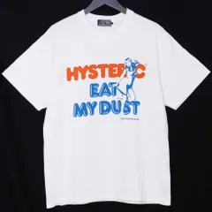 HYSTERIC GLAMOUR EAT MY DUST TEE Lサイズ ホワイト 02251CT09