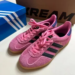 新品 アディダス ガゼル インドア ブリス ピンク 230 (225-235 可能