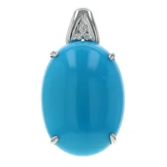 最終❗️未使用❗️GSTV K18スリーピングビューティーターコイズペンダントトップ 最終❗️未使用❗️GSTV K18スリーピングビューティーターコイズ