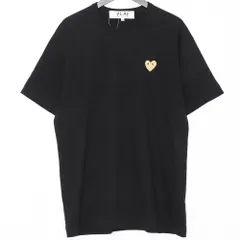 PLAY COMME DES GARÇONS GOLD HEART T-SHIRT XXLサイズ ブラック AX-T216