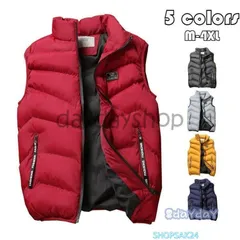 ダウンベスト メンズ 中綿 ベスト キルティング ベスト 袖なし ジャケット おしゃれ 男性アウター デザイン ファッション 秋冬 防寒防風保温 新作 2019676