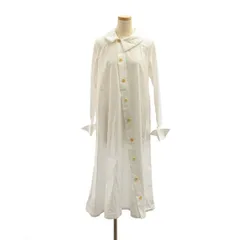 noir kei ninomiya / ノワールケイニノミヤ | 2022AW | パフカラー アシンメトリー 変形 シャツワンピース | S | ホワイト | レディース