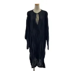 Y's / ワイズヨウジヤマモト | 2021SS | オーバーシルエット ボリューム ポケット付き ドレス ワンピース | 2 | ブラック | レディース