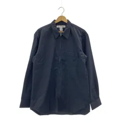 【美品】  COMME des GARCONS SHIRT / コムデギャルソンシャツ | 2021SS | ハニカムコットン フルジップ シャツ ジャケット | M | ダークネイビー | メンズ