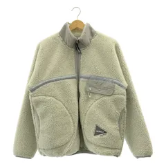 GRAMICCI / グラミチ | × and wander JQ TAPE FLEECE JACKET ボア ジャケット | S | グレー/ホワイト | レディース