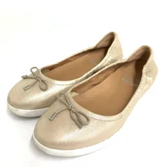 FitFlop フィットフロップ シューズ 表記サイズ:4 リボン/レザー    ゴールドカラー レディース / 240001171130
