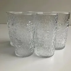 【値下げ】昭和レトロ 　HOYAクリスタル　TB408-P9　グラス　5個セット①