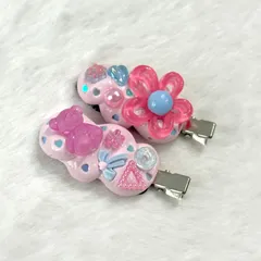 【No.114】前髪クリップ ホイップデコ ピンク