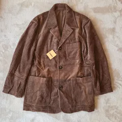 未使用【McGREGOR／コーデュロイジャケット／ユニセックス】メンズM／ブラウン／日本製／綿100％／上品な光沢／未使用タグ付き／秋冬アウター