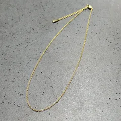 ステンレスネックレス　シンプル　チェーンネックレス　ゴールド　GOLD　金　定番　レディース　メンズ　ユニセックス　男女兼用　ギフト　プレゼント　ステンレス　金属アレルギー　上品　高品質　高級　キラキラ　つけっぱなしでも大丈夫　付けていることも忘れる　可愛い