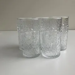 【値下げ】昭和レトロ 　HOYAクリスタル　TB408-P9　グラス　5個セット③