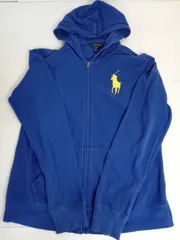 POLO RALPH LAUREN/ポロラルフローレン　パーカー　青　170cm【中古品】