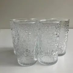 【値下げ】昭和レトロ　HOYAクリスタル　TB408-P9　グラス　5個セット②