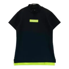 サイズ：XL UNDER ARMOUR アンダーアーマー 2024年モデル STYLE 1384976 ハイネック 半袖Tシャツ  ブラック系 [240101549338] ゴルフウェア レディース ストスト
