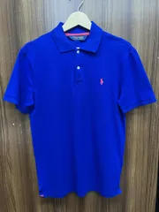 【タグ付き】 RALPH LAUREN POLO GOLF RALPH LAUREN /ポロゴルフ ラルフローレン 半袖ポロシャツ ブルー  Sサイズ