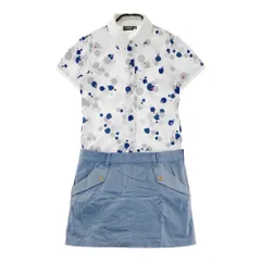 サイズ：M KAPPA GOLF カッパゴルフ  半袖ワンピース 総柄 ホワイト系 [240101561417] ゴルフウェア レディース ストスト