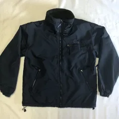 未使用【Penfield／ナイロンジャケット／メンズM】ネイビー／フリース裏地／フード収納型／テフロン加工／防風・撥水／未使用タグ付き