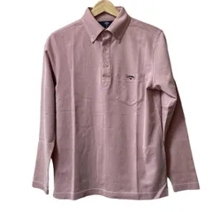 CALLAWAY(キャロウェイ) 長袖ポロシャツ サイズM メンズ美品  - レッド×白