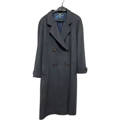 Z1602 【キャラオクルス】CARA O CRUZ ハーフコート 上品 日本製 size9 カシミア ロングコート ブラック 黒