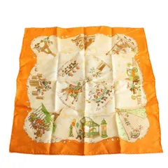 HERMES エルメス カレ 45 ガヴロッシュ スカーフ Les Triples いたずら