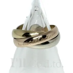 K18細め三連リング　59H2508 K18細め三連リング 59H2508 K18細め三連リング59H2508