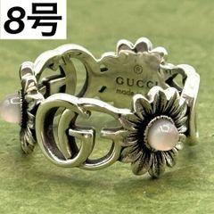 GUCCI リング ダブルＧ マザーオブパールリング パール1つ無し 付属品あり GUCCI リング ダブルG マザーオブパールリング パール1つ無し 付属品