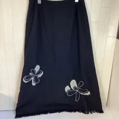 ユキトリイ　YUKI TORII　お花パッチワークデザインロングスカート(38)          …e.sのサムネイル