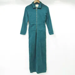 【三重本店】 中古 PALOMA WOOL | パロマウール コーデュロイオールインワン ツナギ ストレッチあり 19-030-463-0002-3-0 グリーン サイズ：36(EU) 【110】
