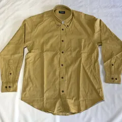 未使用【UNIQLO／コーデュロイシャツ／メンズM】2010年代モデル／ベージュ／綿100％／ナチュラルカラー／美品／秋冬定番