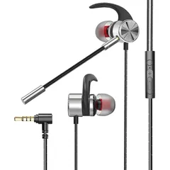 【数量限定】【2025新型ゲーミングイヤホン】 有線ヘッドセット マイク付き 取り外し可能なマイク 3.5mm 4極 パソコン 有線イヤホン マイク付きイヤホン 有線 イヤホンマイク ゲーム PS4/PS5/PC/Switch/Xbox One PUBG テレ