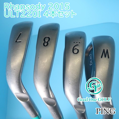 レディースアイアンセット ピン Rhapsody 2015/ULT220I 4本セット/UltraLite/30.5 8023