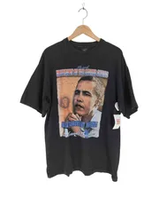 ユーズドフルギ USED古着 {{CH GOLD SERIES}}著名人プリント S/S Tシャツ メンズ  XL