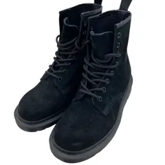 186000 Dr.Martens ドクターマーチン 8ホールブーツ Mono SOFT BUCK 24 ブラック レディース