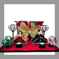 ひな祭り 雛人形 五人飾り エコクラフト ハンドメイド - メルカリ