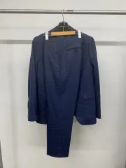 ZARA TRAVELER 出張 スーツ セットアップ グレー　ネイビーセット ZARA（セットアップ）のフリマアイテム一覧