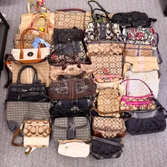 ③比較的美品あり🌈B～Jランク　COACH　ハンドバッグ　ショルダーバッグ　　bag　レザー　シグネチャー　ブランドバッグ　まとめ　まとめ売り　30点　「０EL」