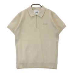 新品 PGG パーリーゲイツ 半袖ニット ハーフジップ ポリエステル