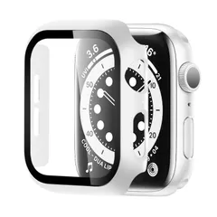 【在庫処分】Apple Watch ケース 40mm 対応 アップルウォッチ カバー 一体型 Apple Watch カバー 全面保護 二重構造 アップルウォッチ ケース PC素材 日本旭硝子材 キズ防止 軽量 強化ガラス Apple Watch Series