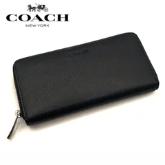 【美品】COACH(コーチ)  レキシントン サフィアーノ ラウンドジップウォレット 長財布