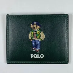 新品未使用 POLO RALPH LAUREN ポロ ラルフローレン グリーンパスケース カードケース ポロベア