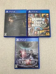 ◆ブレイドストーム 百年戦争&ナイトメア グランド・セフト・オートV DEATH STRANDING PS4ソフト 3点