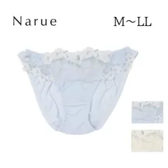 ナルエー ショーツ レディース 下着 レース M L LL 花柄 白 黒 ホワイト ブルー エーデル