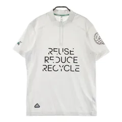 サイズ：M ADIDAS GOLF アディダスゴルフ 2022年 ハーフジップ 半袖Ｔシャツ  ホワイト系 [241003000606] ゴルフウェア メンズ ストスト