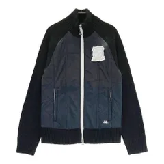 サイズ：M KAPPA GOLF カッパゴルフ  ニット切替 中綿 ジップジャケット  ブラック系 [240101400068] ゴルフウェア レディース ストスト