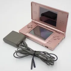 送料無料 任天堂 Nintendo ニンテンドー DS Lite 本体 USG-001 ピンク USG-002充電器付き 初期化済み 難有ジャンク#15112